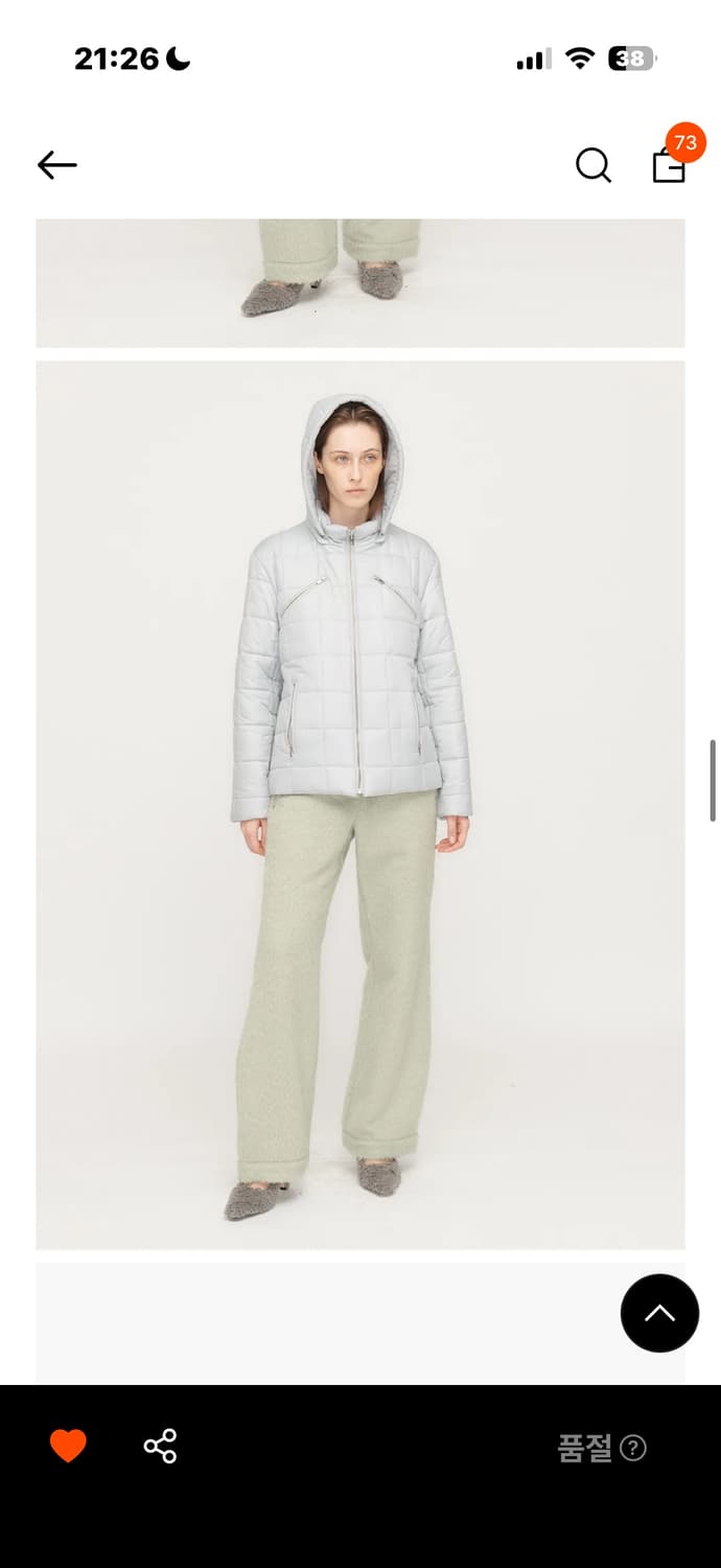 오픈와이와이 OPEN YY Quilted Hooded Jacket 상품이미지4