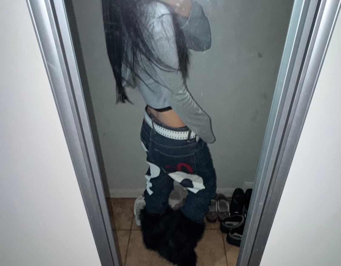 에비수 올드스쿨 빅로고 생지데님팬츠 (rare) 상품이미지1