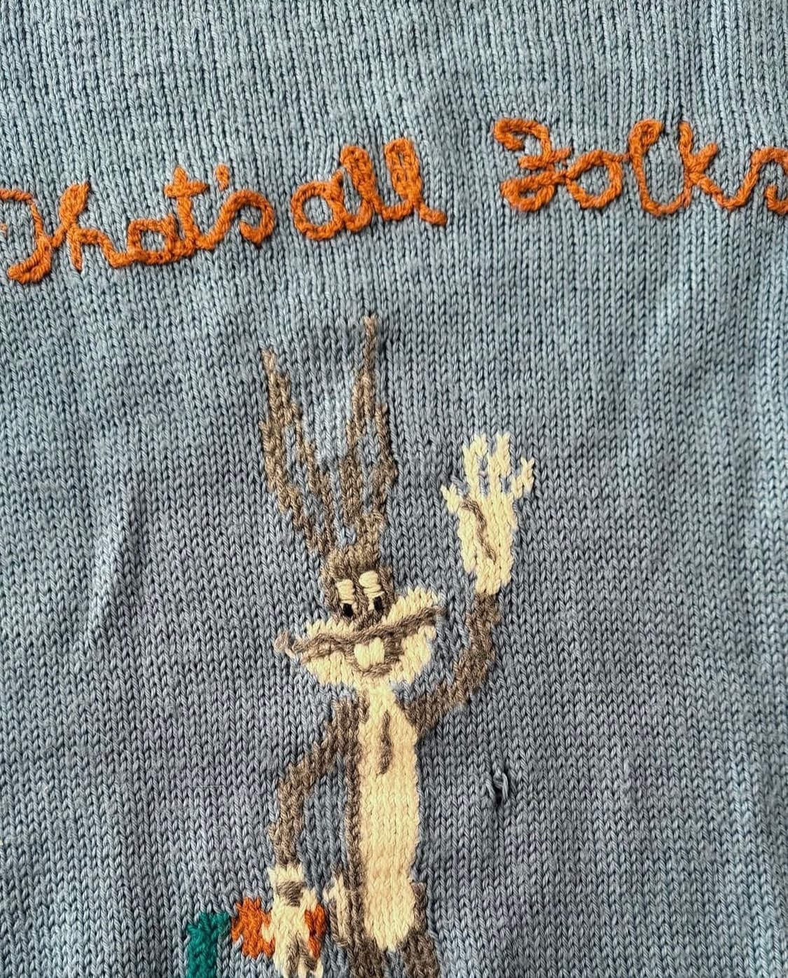 LOONEY TUNES Knit sky blue 상품이미지3