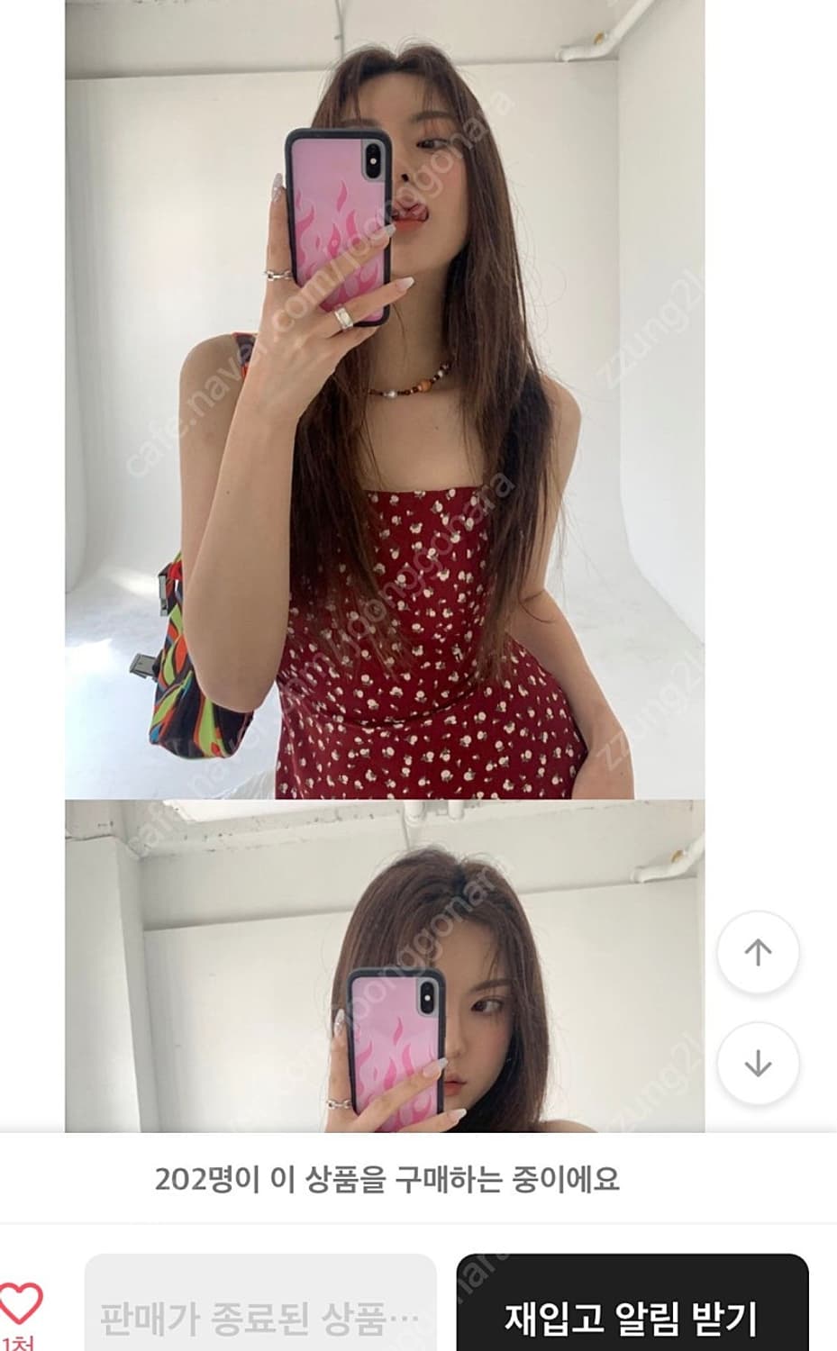 루루서울 엘로즈 롱드레스 
사이즈S 1회착용 상품이미지3