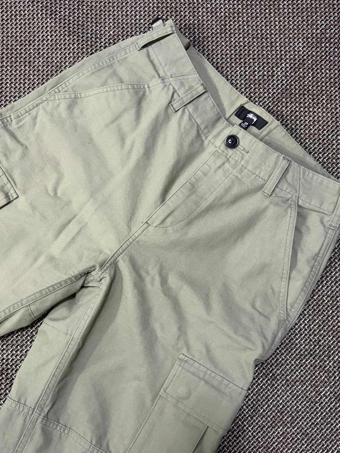 스투시 립스탑 카고 팬츠 올리브 그린 상품이미지1