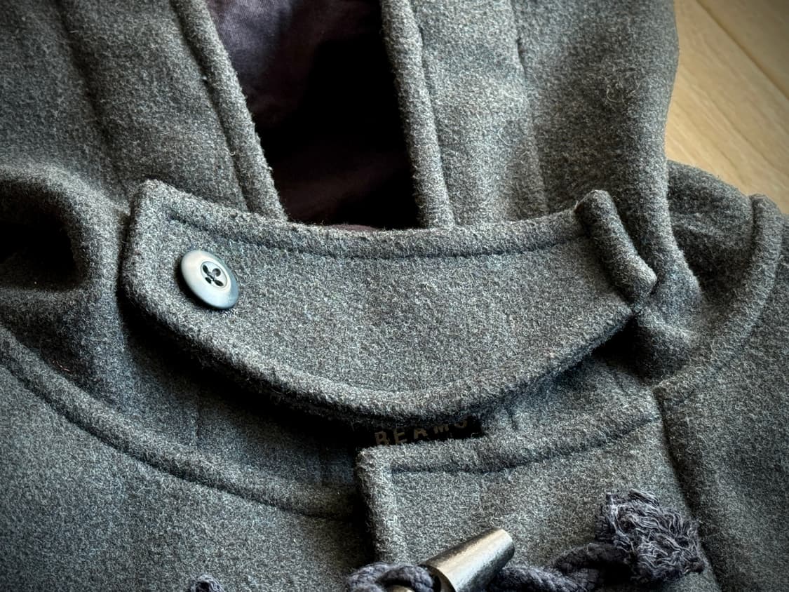 [BEAMS] 미드 레벨 밀리터리 더플 코트 (Charcoal) 상품이미지5