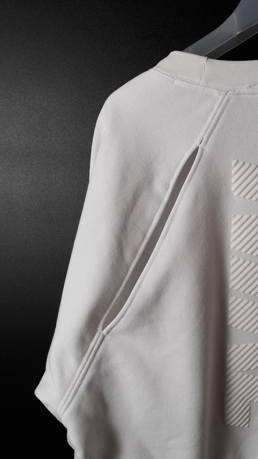 나이키 흰색 뒷트임 크롭티 상품이미지8