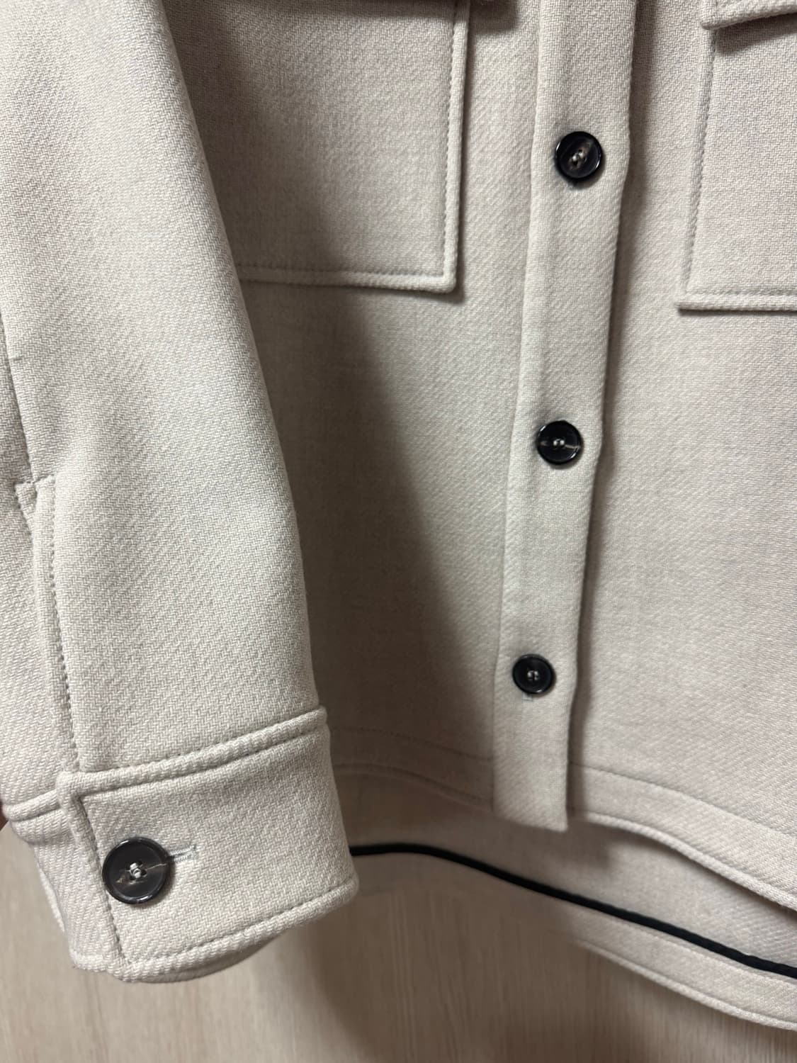 Zara Manteco fabric 여성 울 자켓 상품이미지5