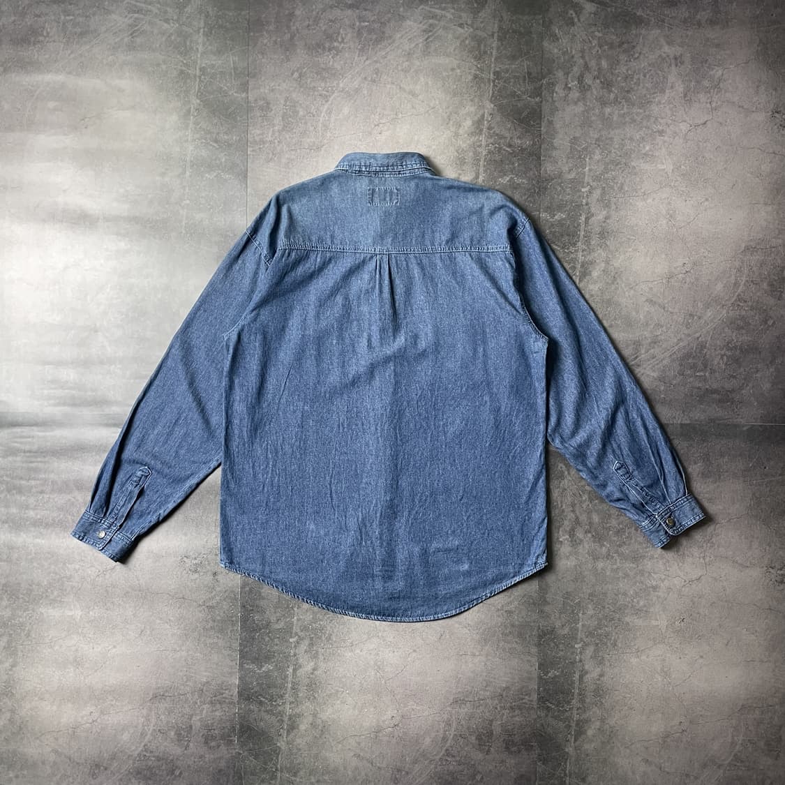 UNKNOWN 빈티지 데님 코튼셔츠 A00424 상품이미지6