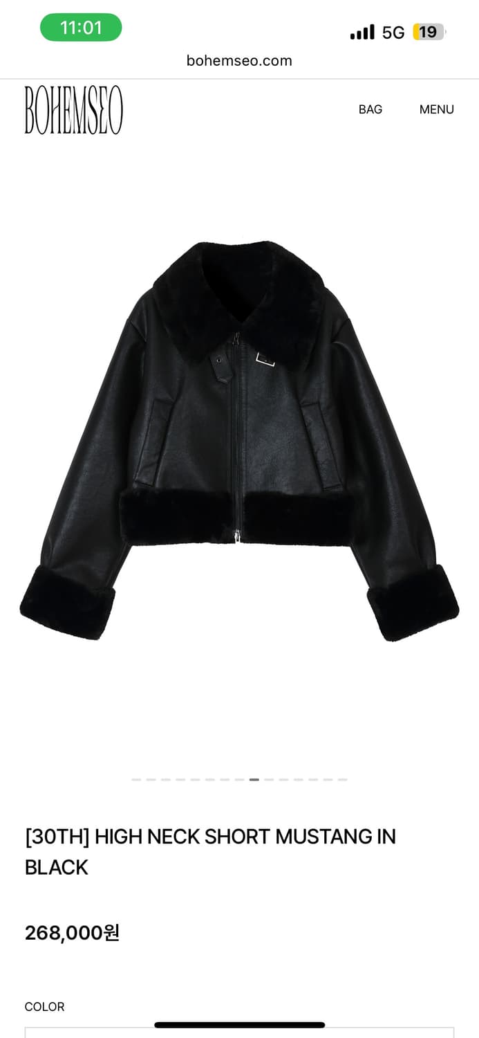 Bohemian Seoul High Neck Mustang 상품이미지1