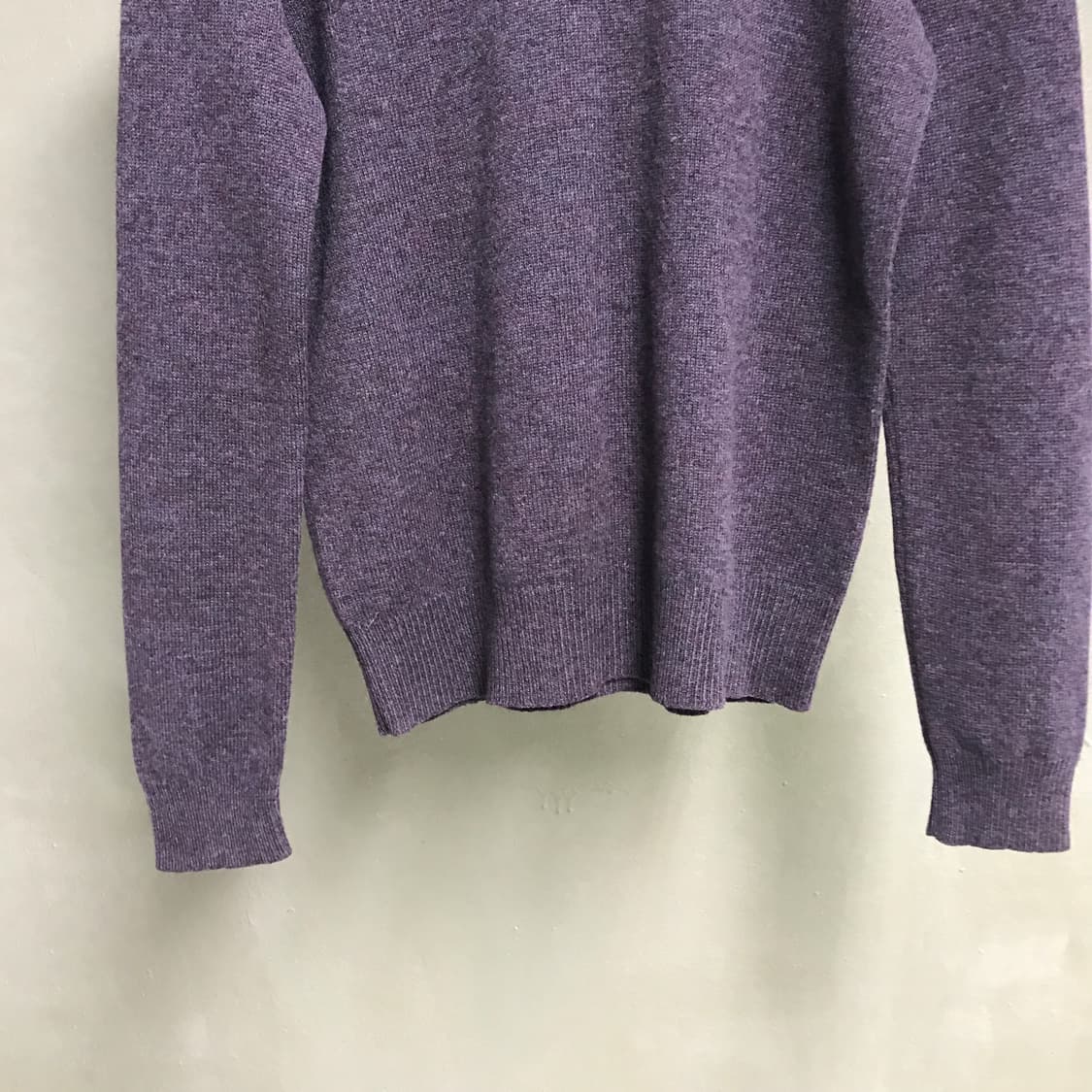 폴로 랄프로렌 브이넥 니트 퍼플 S 상품이미지3