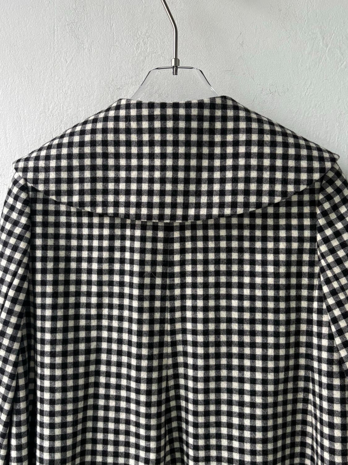 꼼데가르송 20ss 런웨이피스 깅엄 코트 상품이미지5