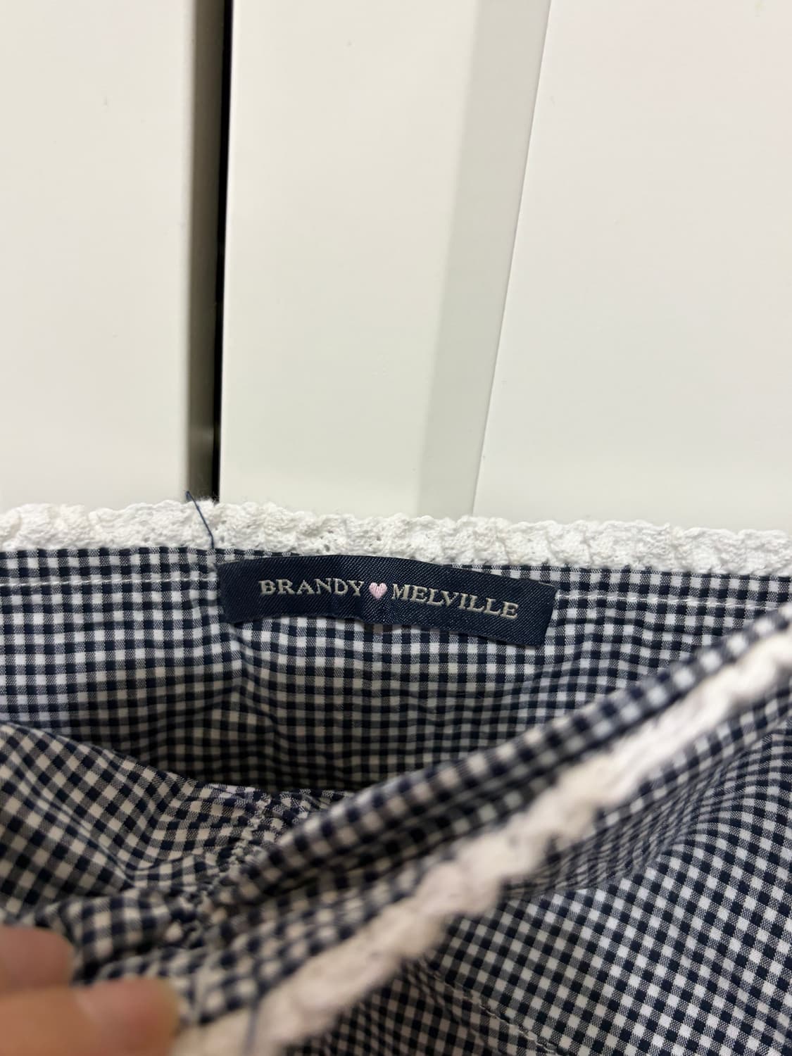 브랜디멜빌 블랙 체크탑  상품이미지6