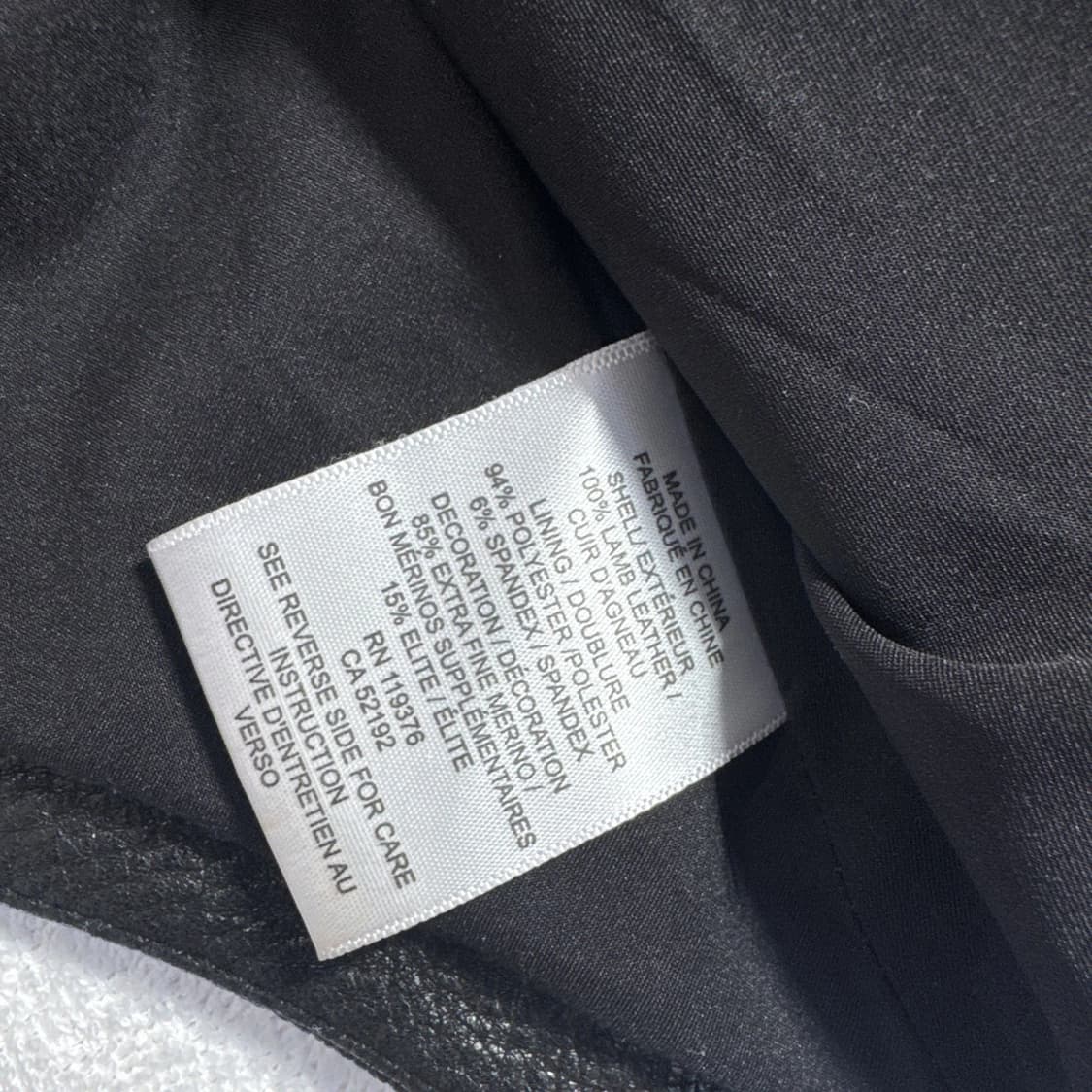 헬무트 랭 램스킨 레더 바이커 재킷 상품이미지6