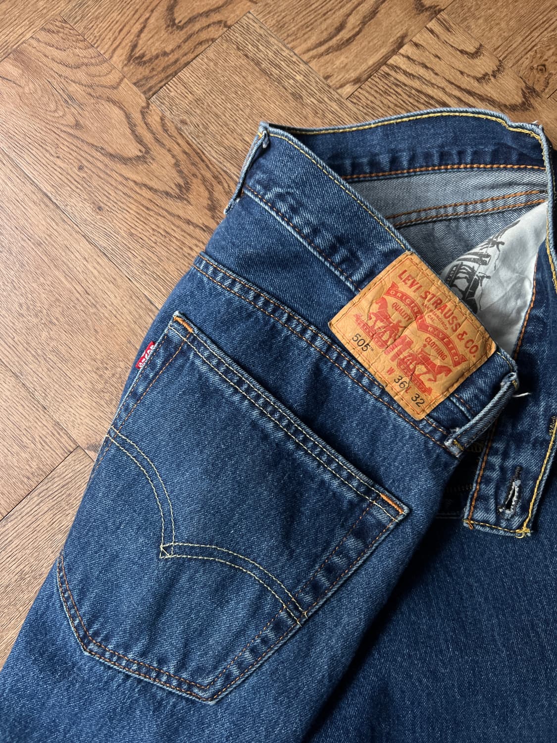 [36]리바이스 505 레귤러 스트레이트핏 데님 팬츠 상품이미지5