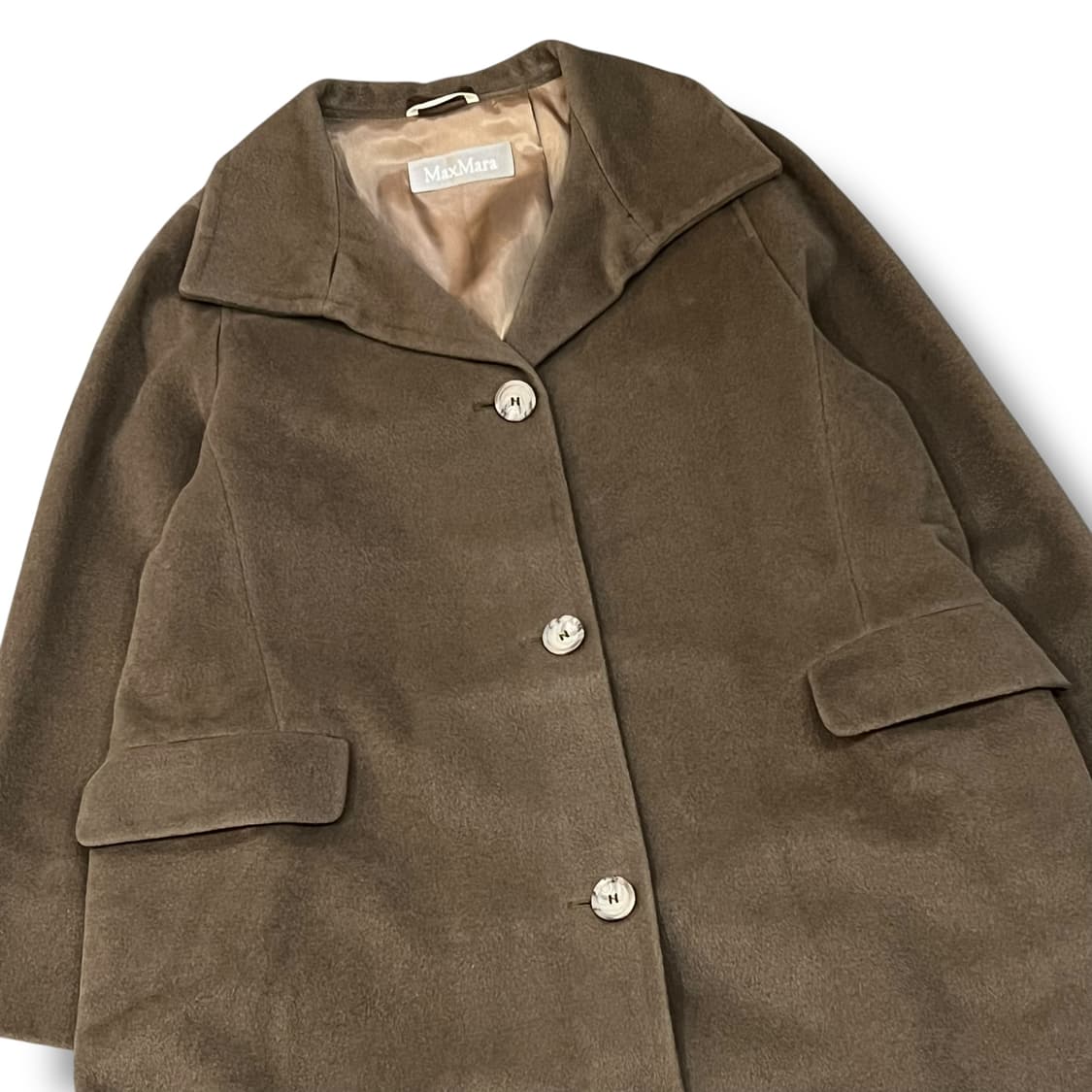  막스마라 베이지 울 맥코트 y13943 상품이미지4