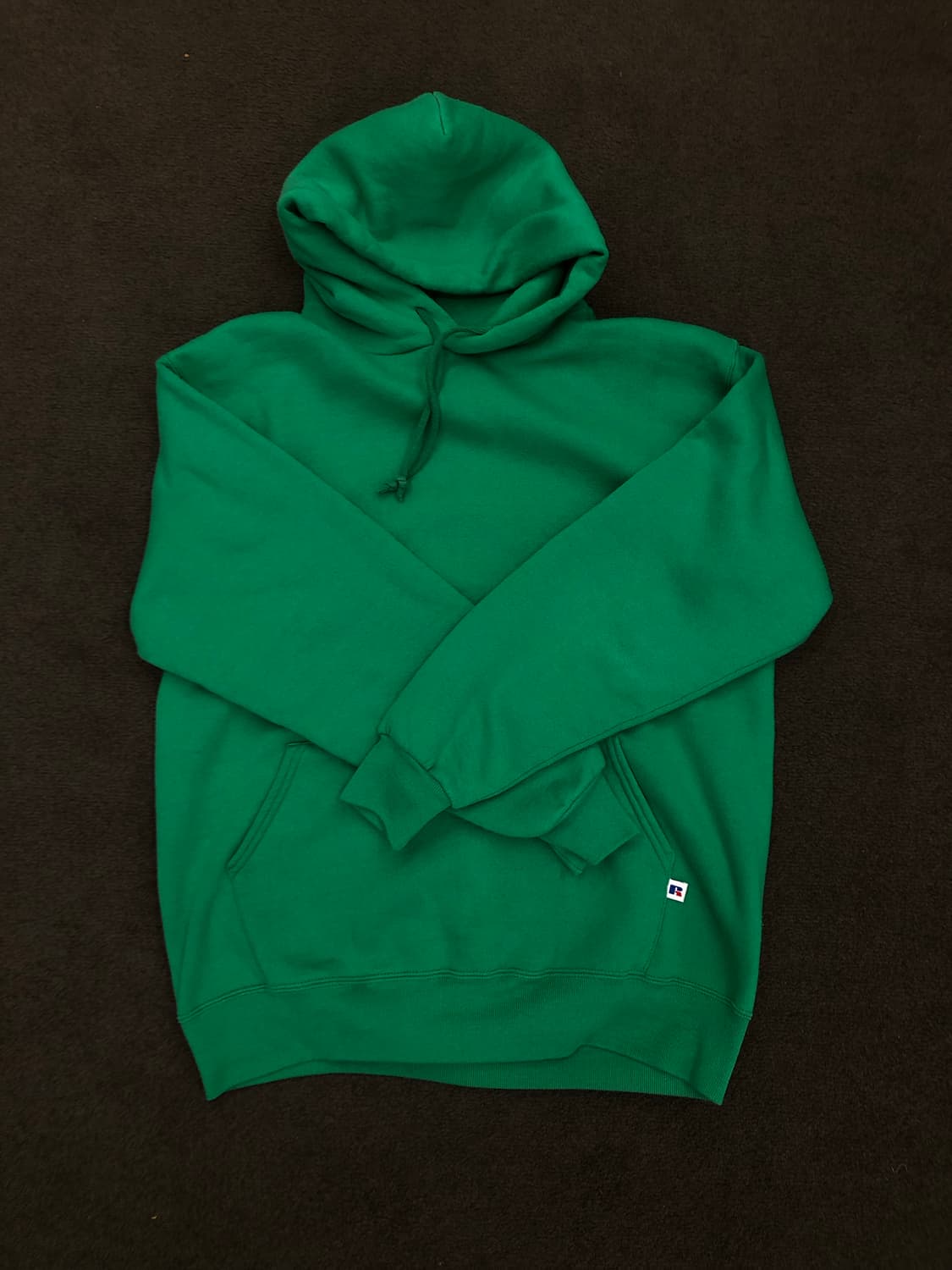 90s 러셀 made in USA 후드 켈리그린 상품이미지3