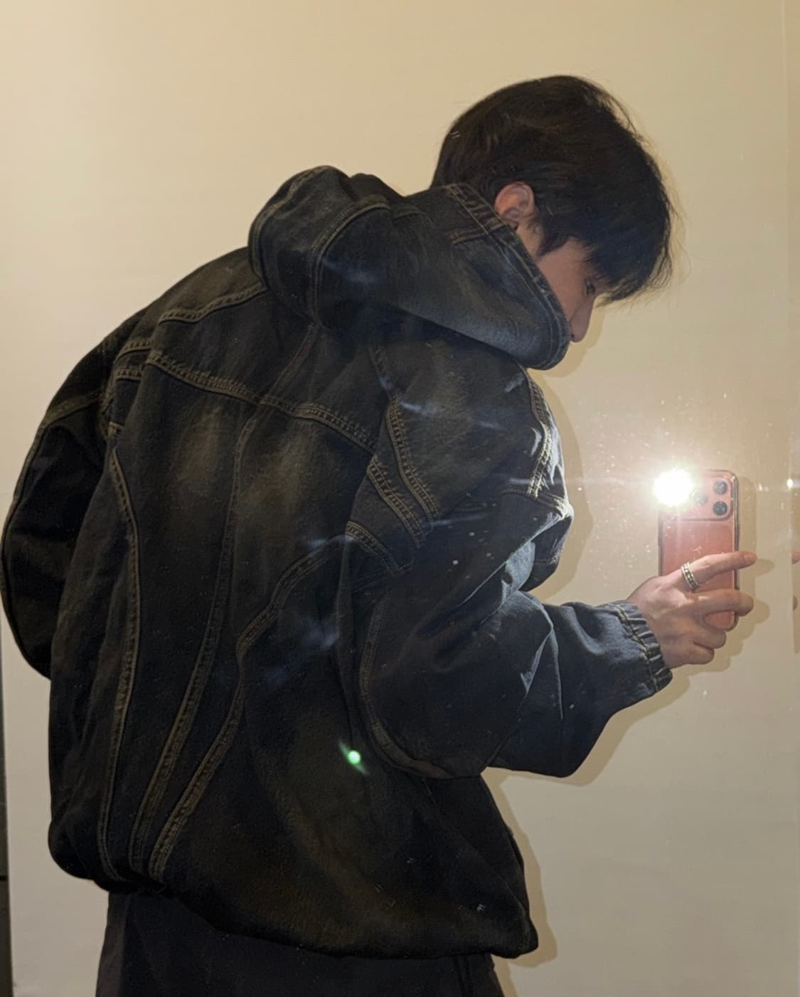 떠그클럽 데님 후드 자켓 (새상품) 상품이미지1