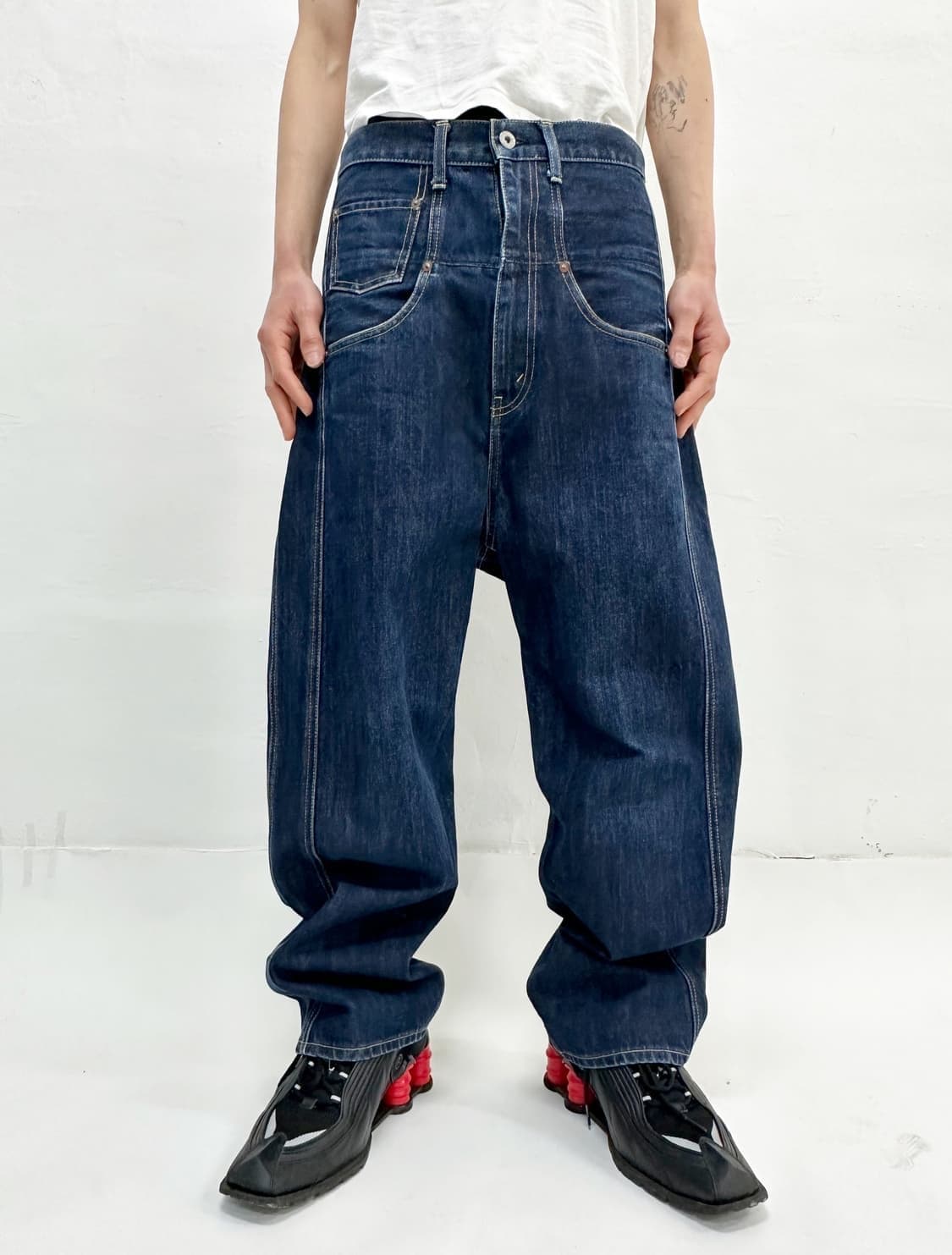 준야 와타나베 cdg 절개 데님 구매 원해요 상품이미지2