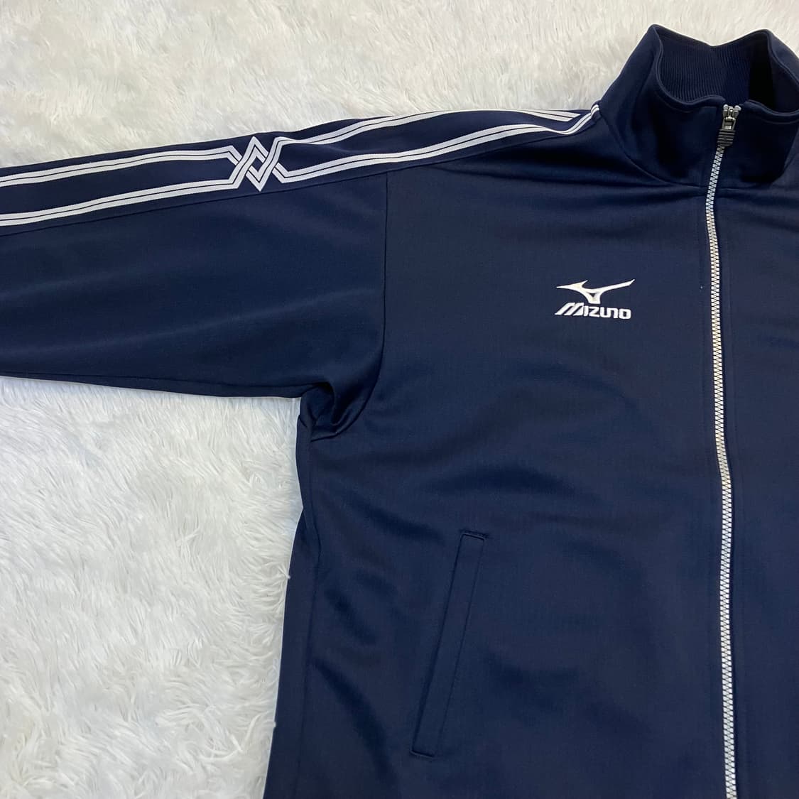 빈티지 미즈노 네이비 저지 803 y2k 스트릿 갸루 펑키 일본빈티지 상품이미지6