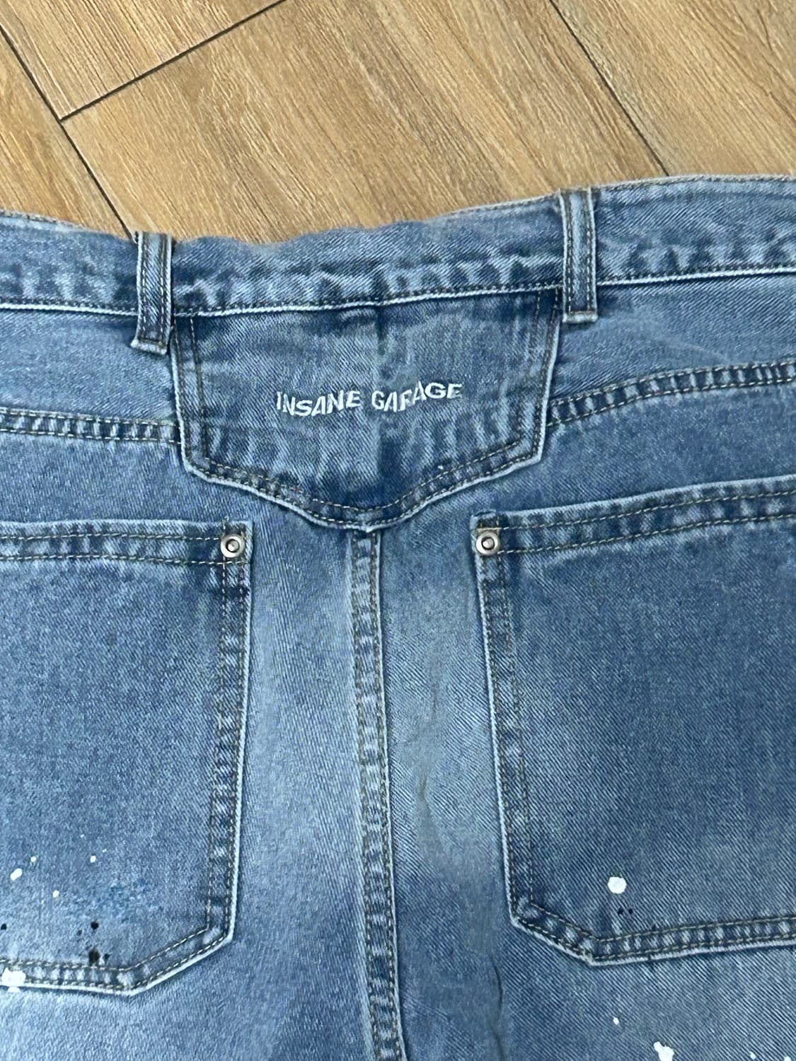 3) 인세인개러지 스플레터 데님 상품이미지4