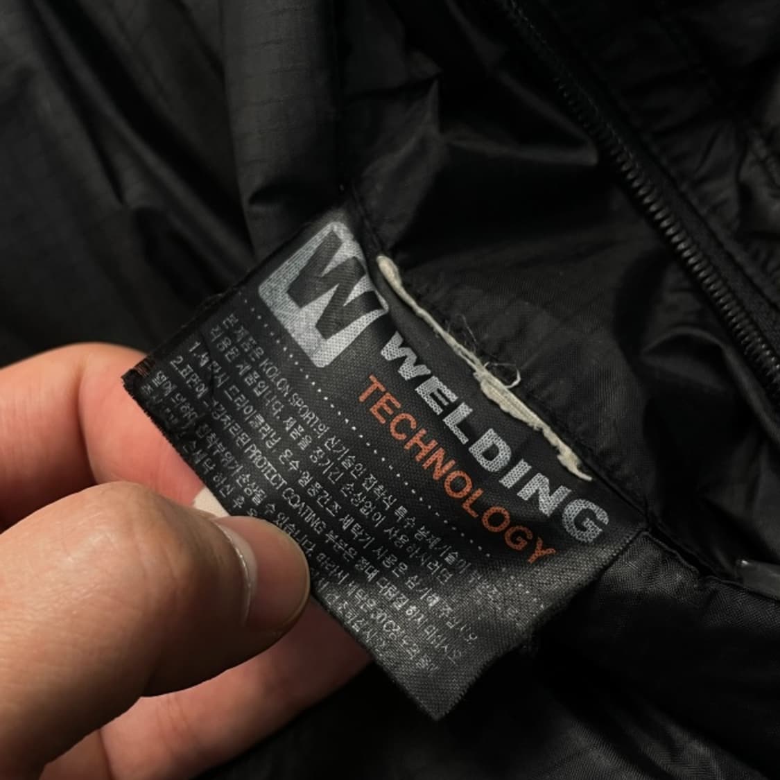 100 코오롱스포츠 윈드스토퍼 패딩 상품이미지5