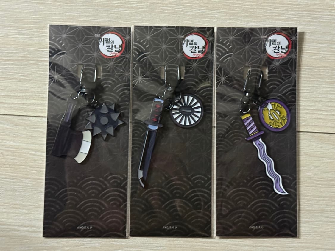 귀멸의 칼날 일륜도키링 교메이, 탄지로, 이구로 판매, 기유교환 상품이미지1