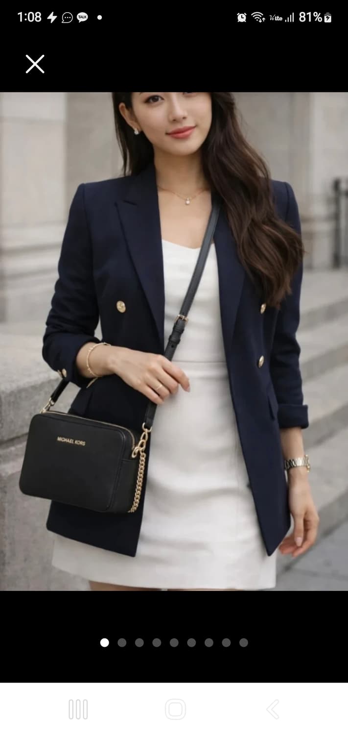 Michael Kors 마이클 코어스 제트셋 라지 크로스바디 블랙 새상품 상품이미지1