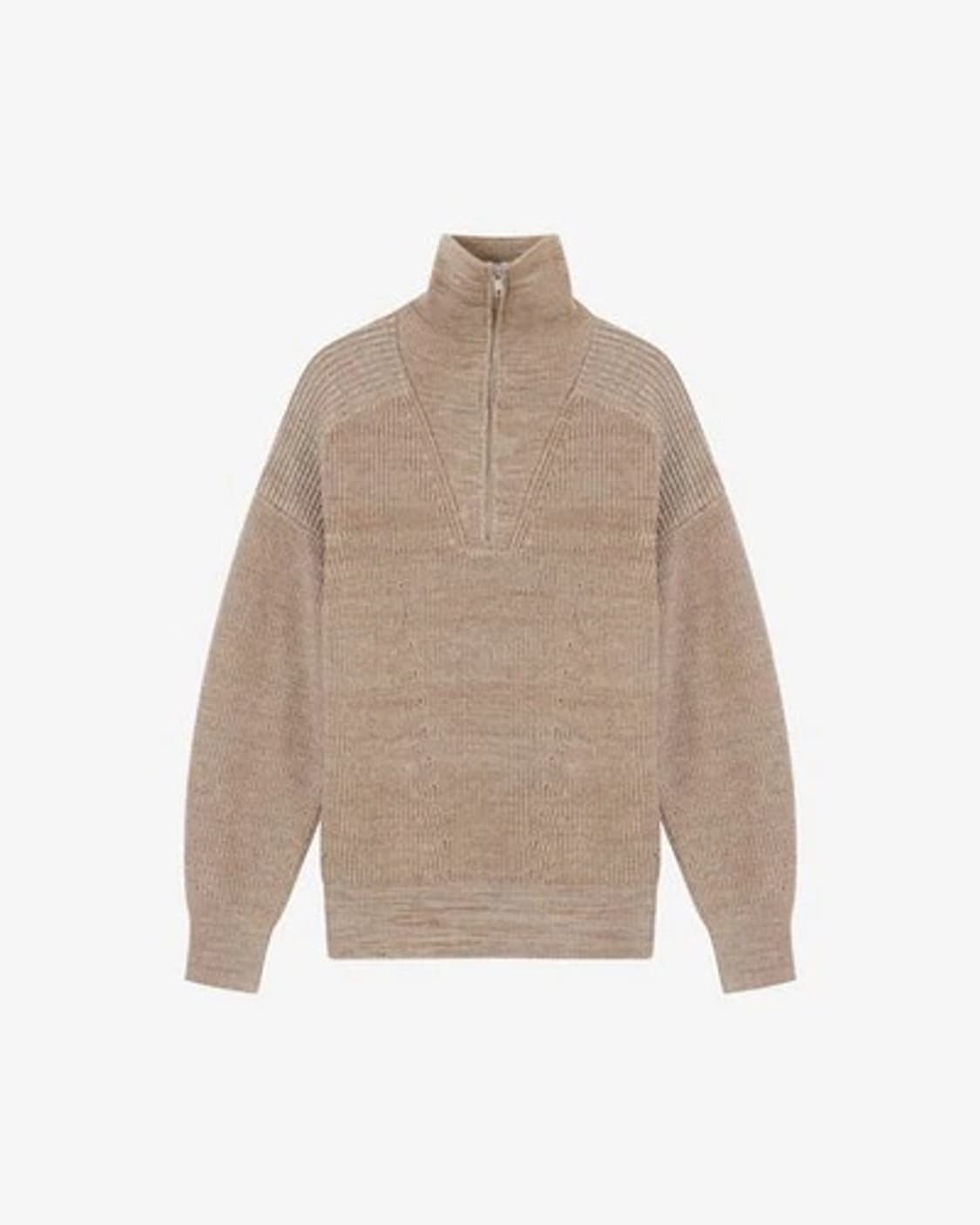 이자벨마랑 BENNY 반집업 스웨터 베이지 XL 상품이미지5