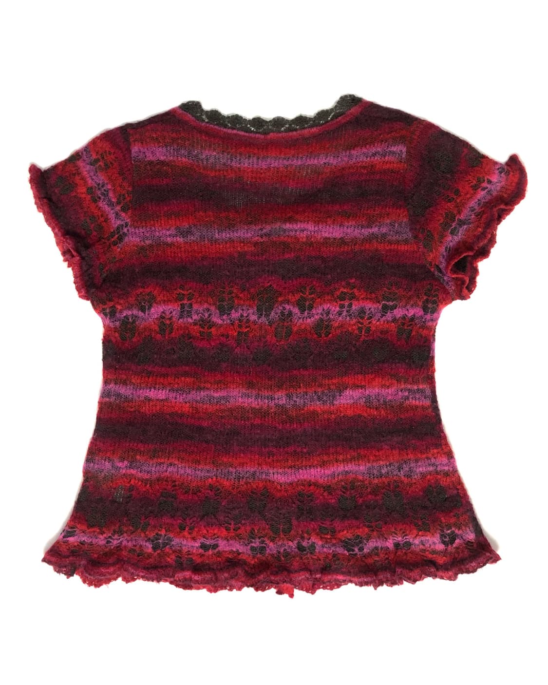 Vintage 레이스 니트 가디건 상품이미지2