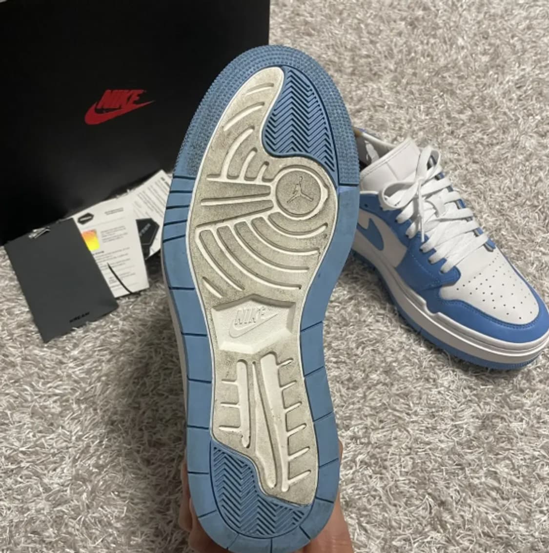 NIKE 조던 1 엘리베이트 SE 유니버시티 블루 로우 290 상품이미지4