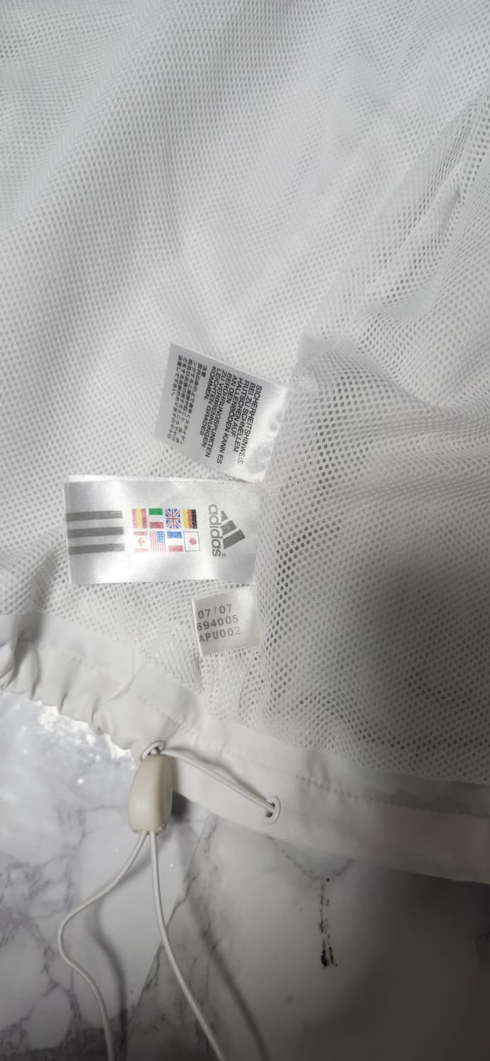 아디다스 첼시 07-08 삼성 바람막이 흰 파 자켓  상품이미지7