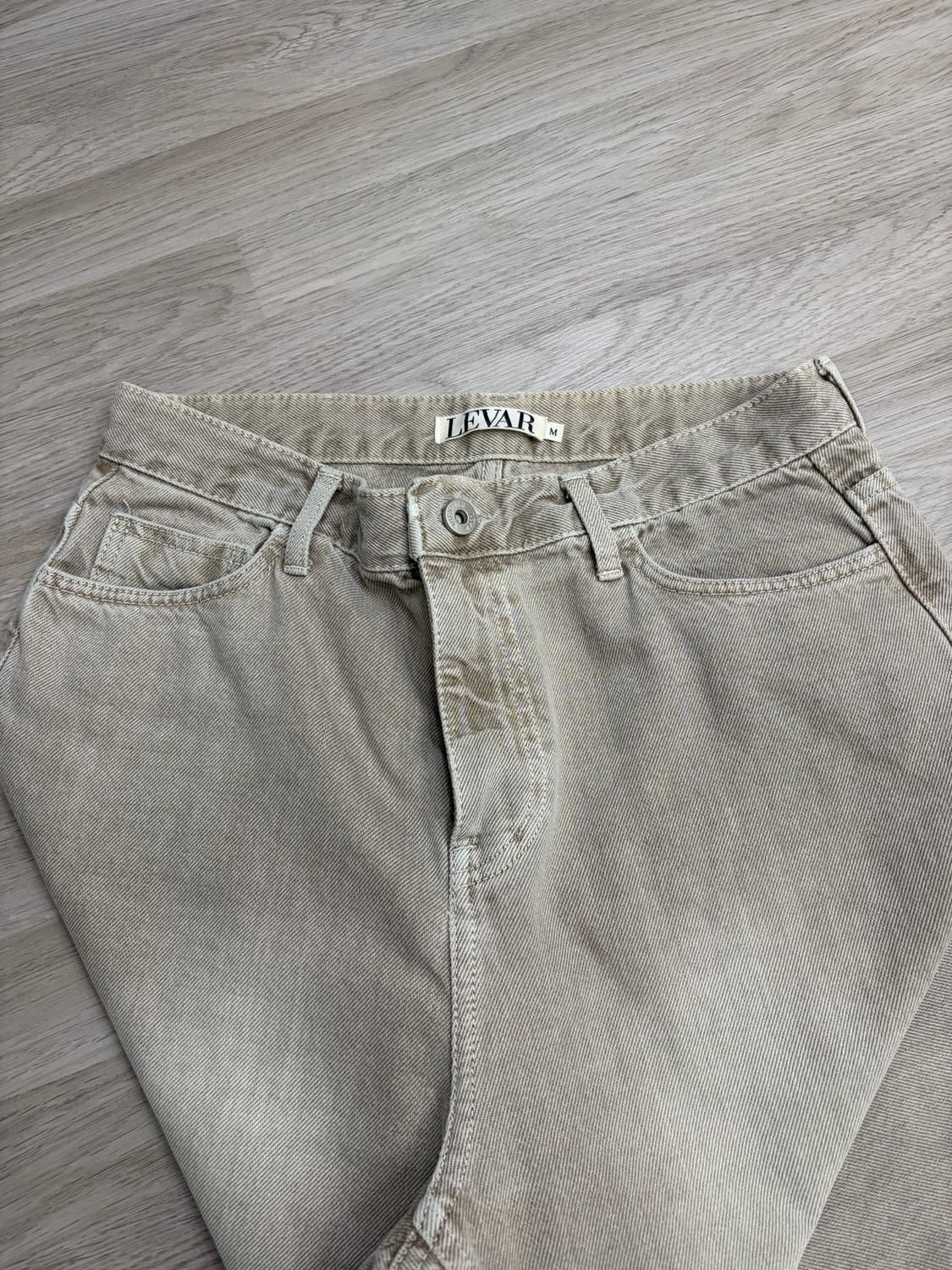 르바 Relaxed Fit Denim - Sand Baige 상품이미지6