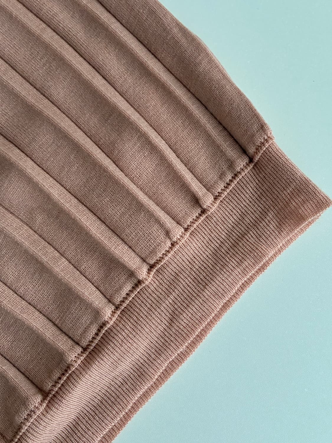 95) 막스마라 MAX MARA 핀턱 하프 니트 핑크 상품이미지6