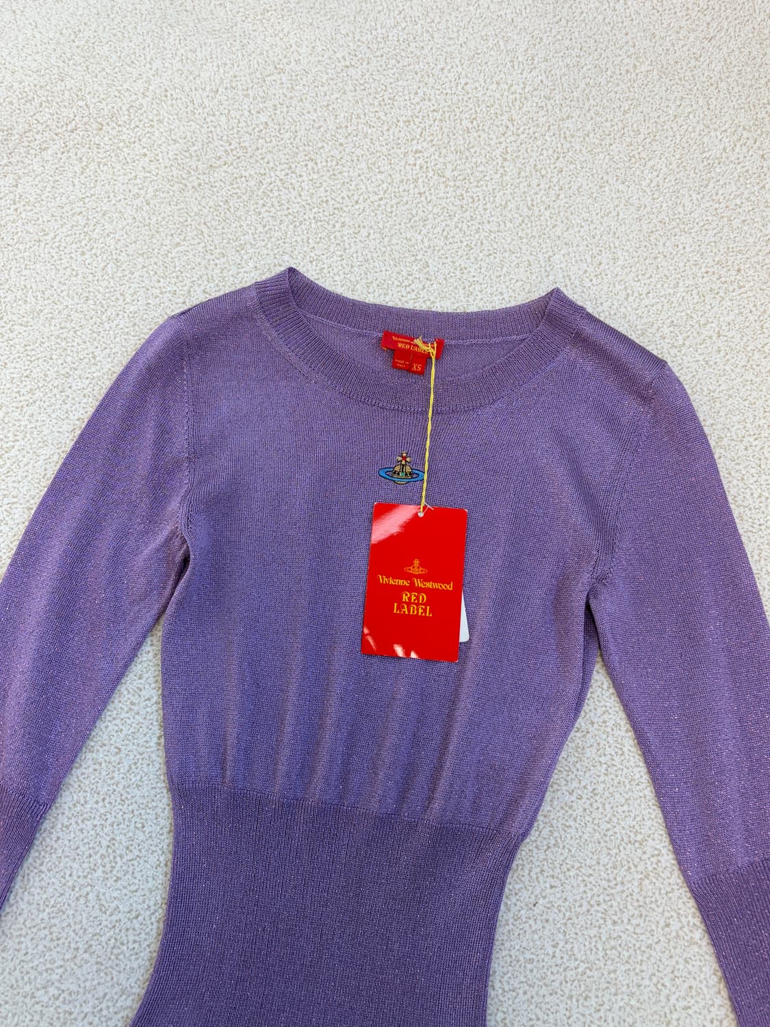 비비안웨스트우드 임포트 퍼플 니트 원피스 상품이미지4