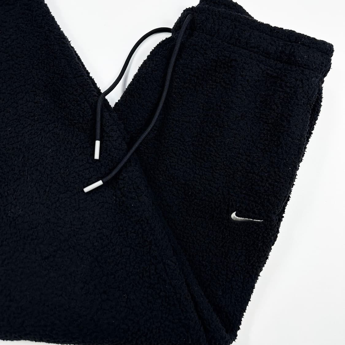 나이키 스우시 블랙 후리스 츄리닝바지 (L 여성추천) 상품이미지1