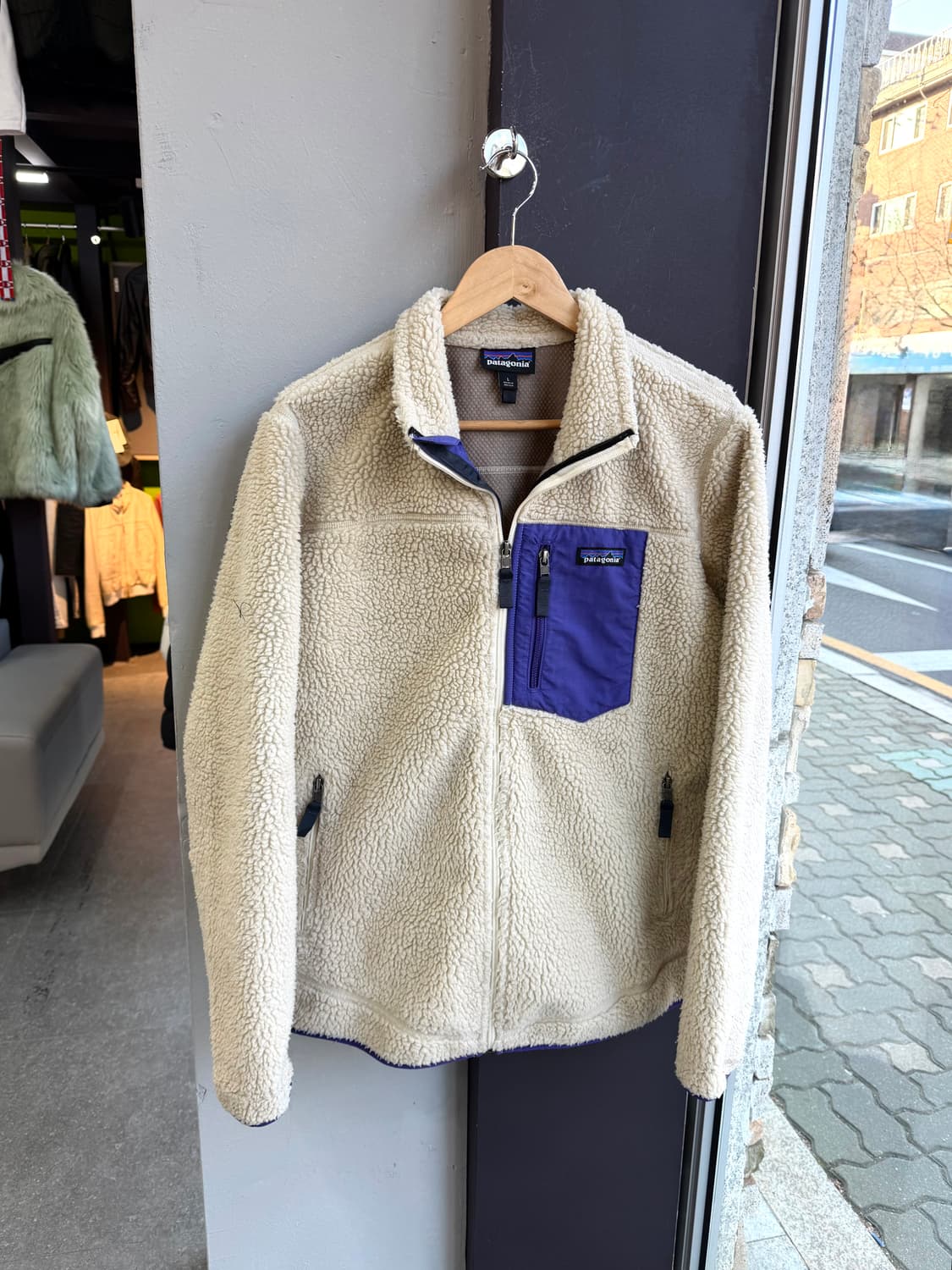 L/ 파타고니아 레트로 파일 블루앤블루 후리스 집업 상품이미지2