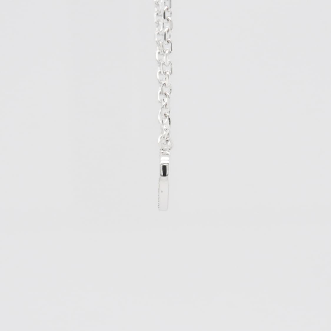 까르띠에 C 하트 파베 천연 다이아몬드 18K 화이트골드 목걸이 펜던트 상품이미지4