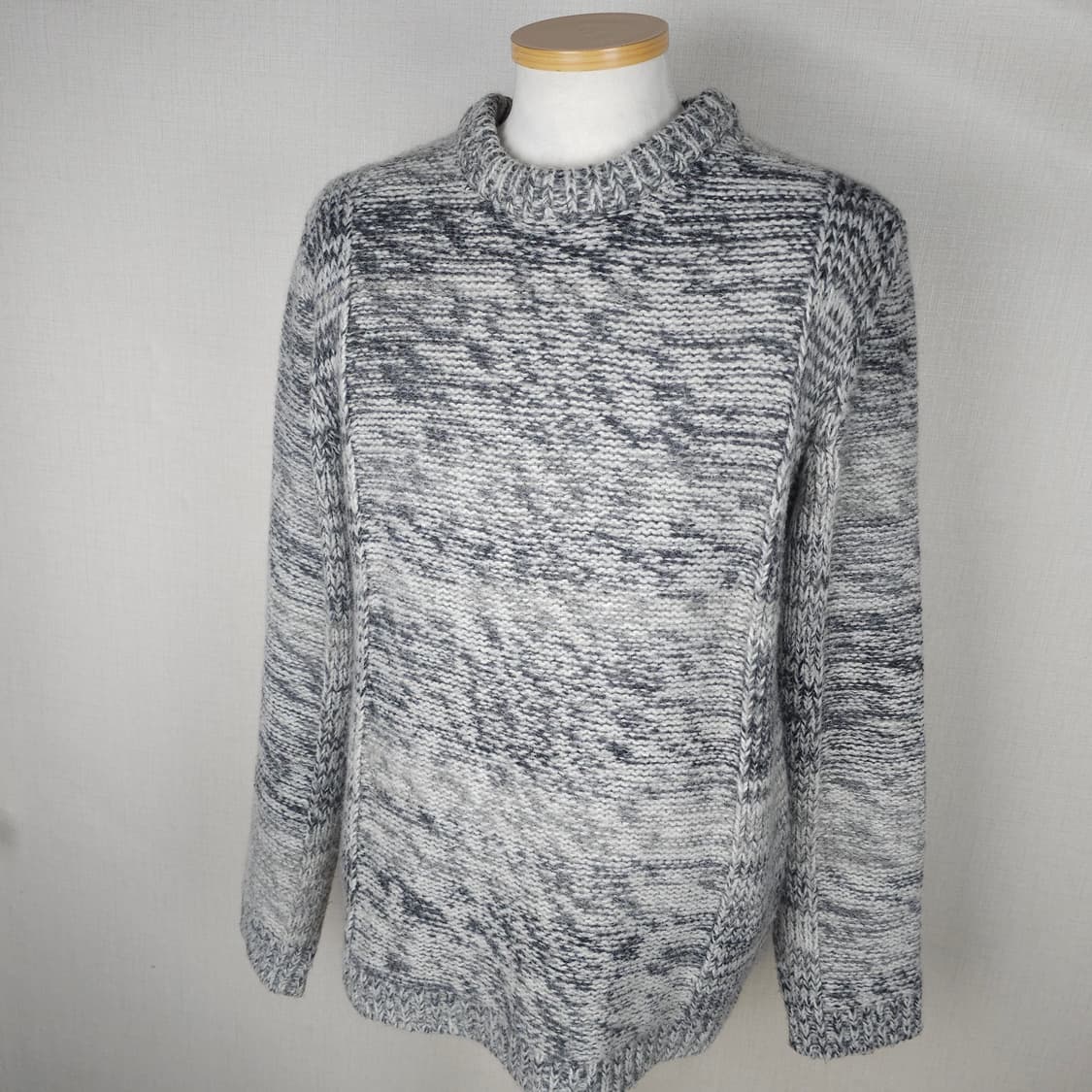 우영미 라운드니트티 남자100사이즈  상품이미지1