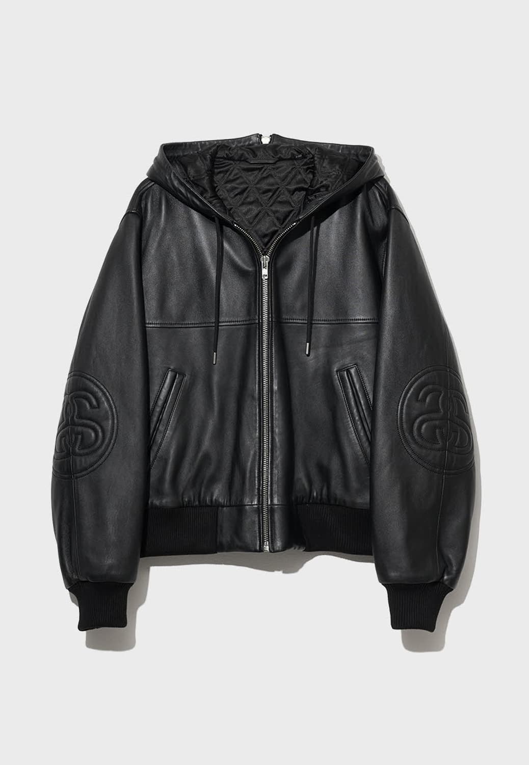 STUSSY leather jacket 상품이미지1