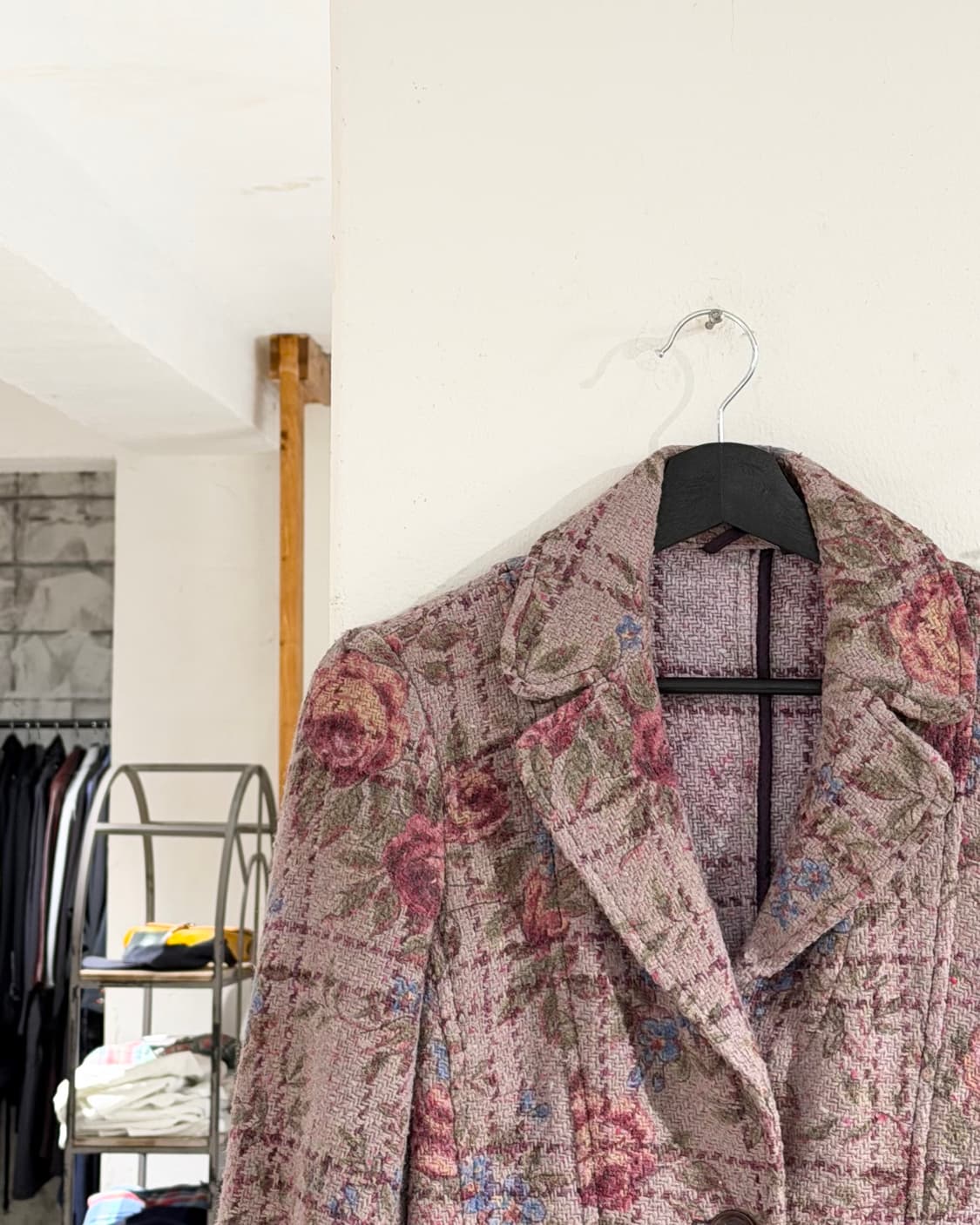 에트로 핑크 플라워 패턴 니트 울 자켓 상품이미지2