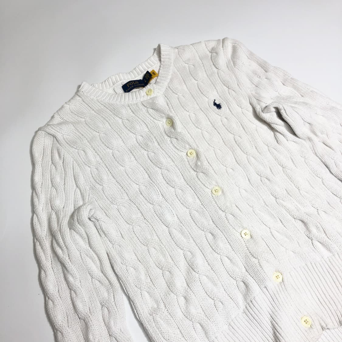 폴로 랄프로렌 케이블 니트 가디건 s 상품이미지5