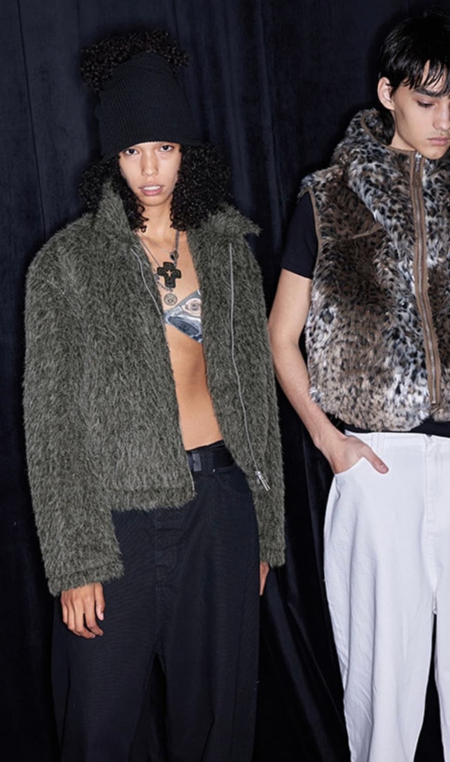 near seoul 니어서울 에코 퍼자켓 퍼코트 상품이미지1