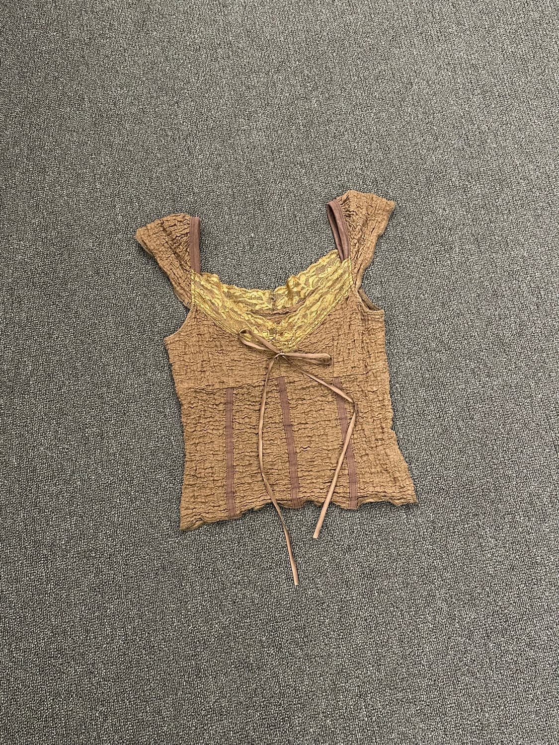 OS)Maison de therese vintage 레이스 슬리브리스 상품이미지5