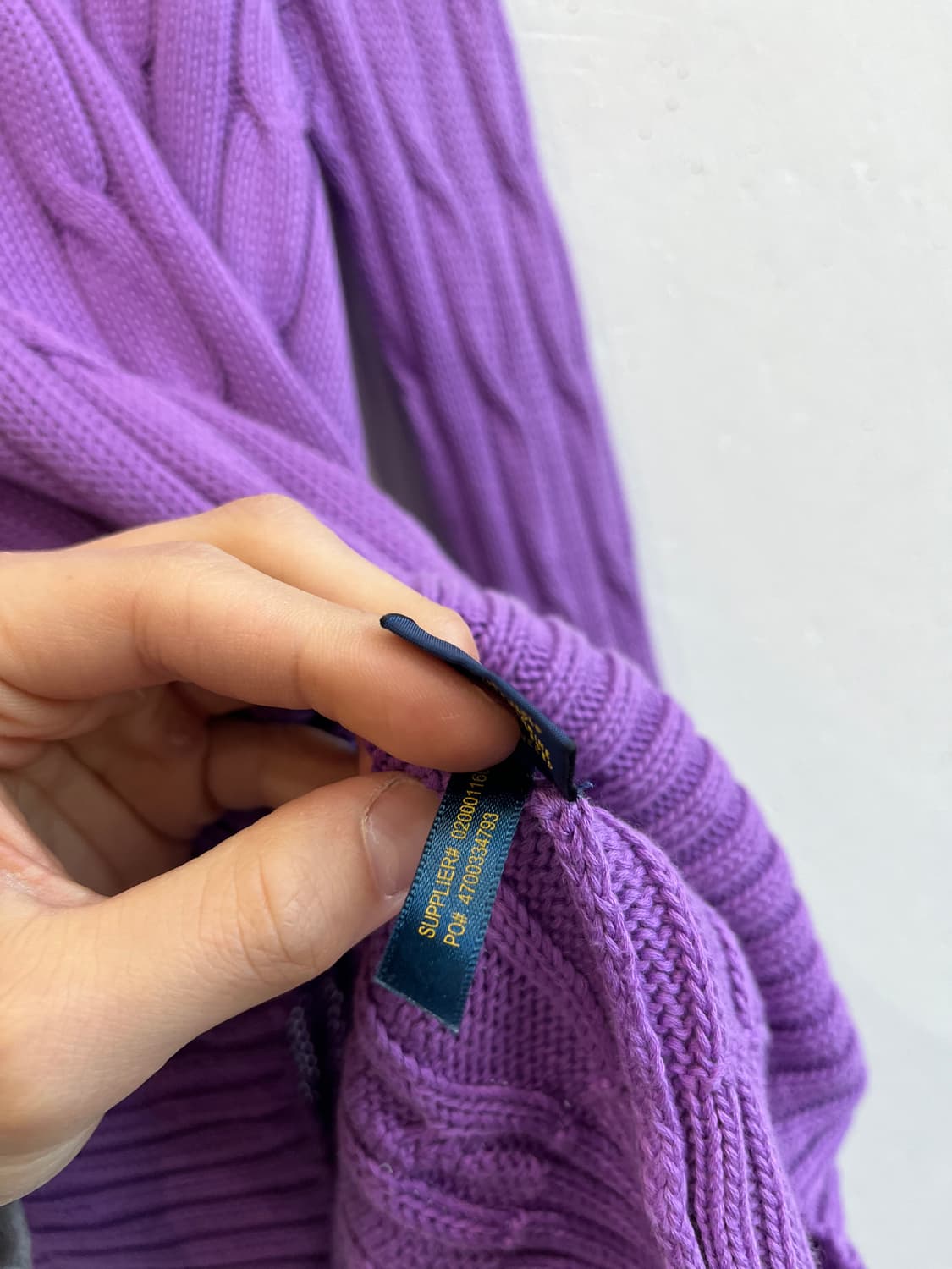 폴로랄프로렌 피마코튼 케이블 니트 우먼즈 상품이미지5