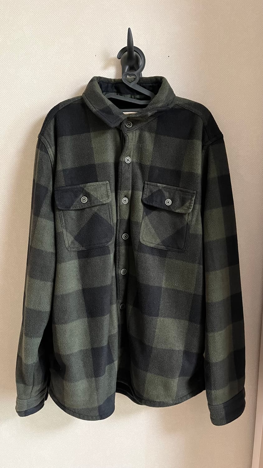 빈티지 체크 후리스 상품이미지2