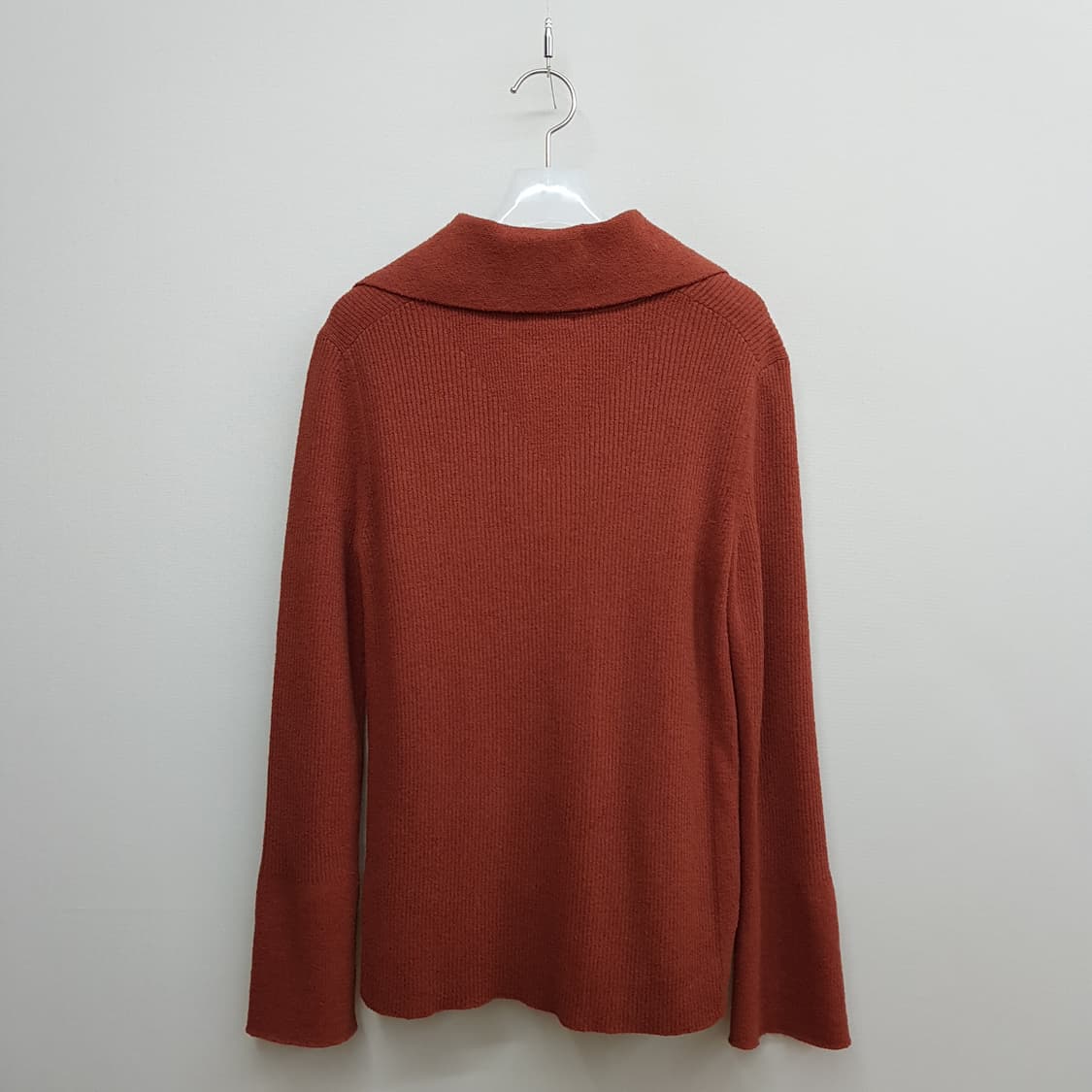 한섬 시스템 SYSTEM 2021 오픈카라 니트 티셔츠 F사이즈 상품이미지5