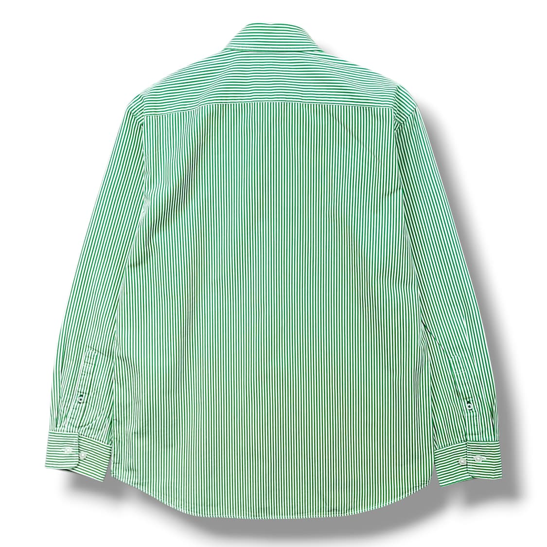 [100] 헤지스 그린&화이트 스트라이프 긴팔셔츠 상품이미지2