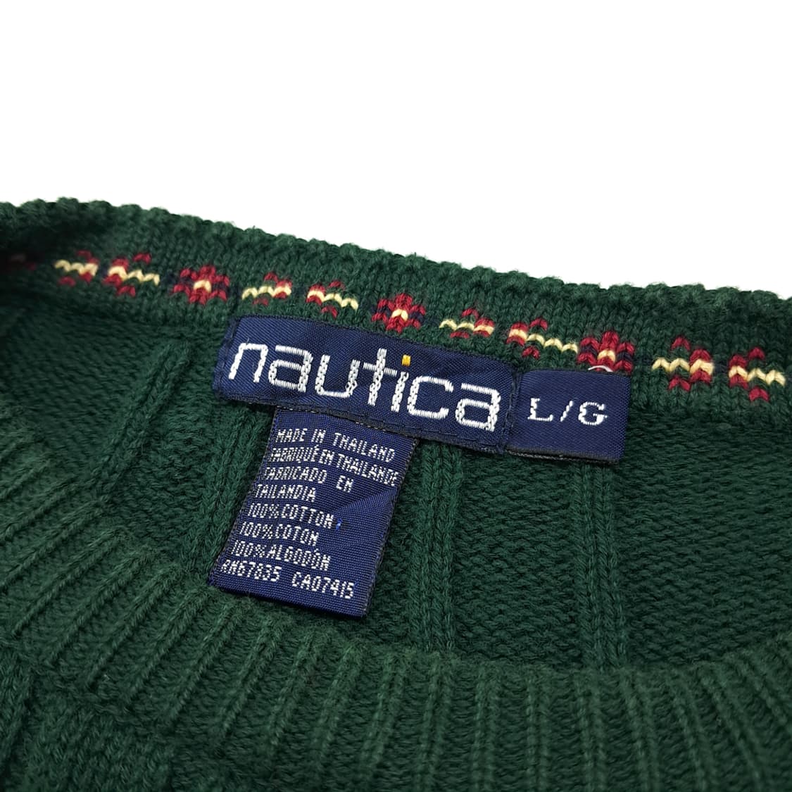 CL140 L 노티카 90s 코튼 케이블 니트 상품이미지3