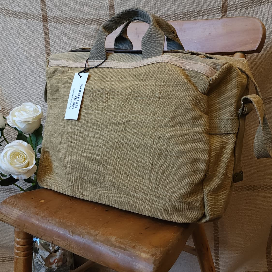 더블알엘 메신져백 햄프 캔버스 밀리터리 브리프케이스 usa 메이드 상품이미지3