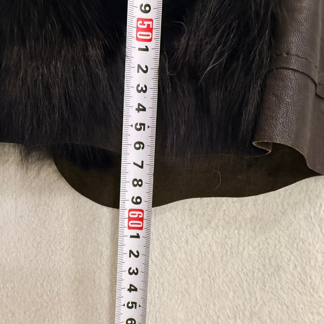 85 BCBG 토끼털 가죽 조끼 0601T1 상품이미지6