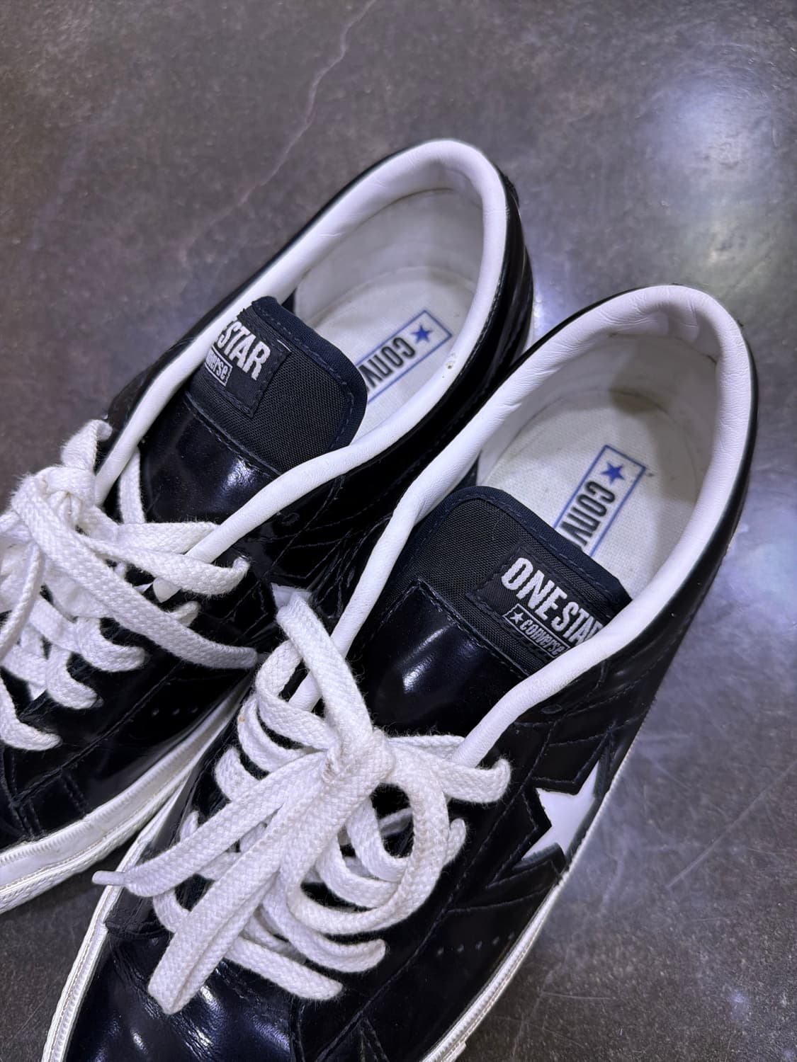 컨버스 올스타 원스타 레더 로우 스니커즈 블랙 250 상품이미지5