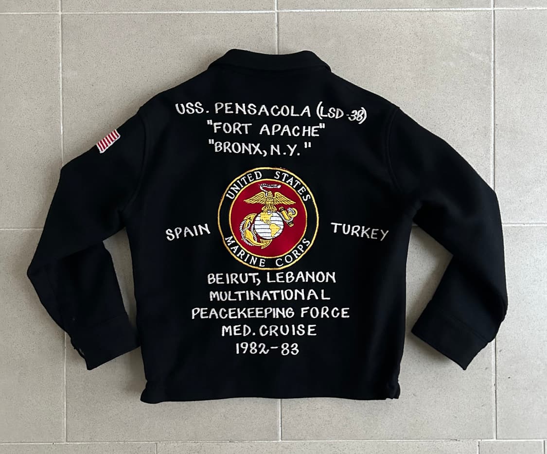 80s USMC 울 투어 자켓 상품이미지2