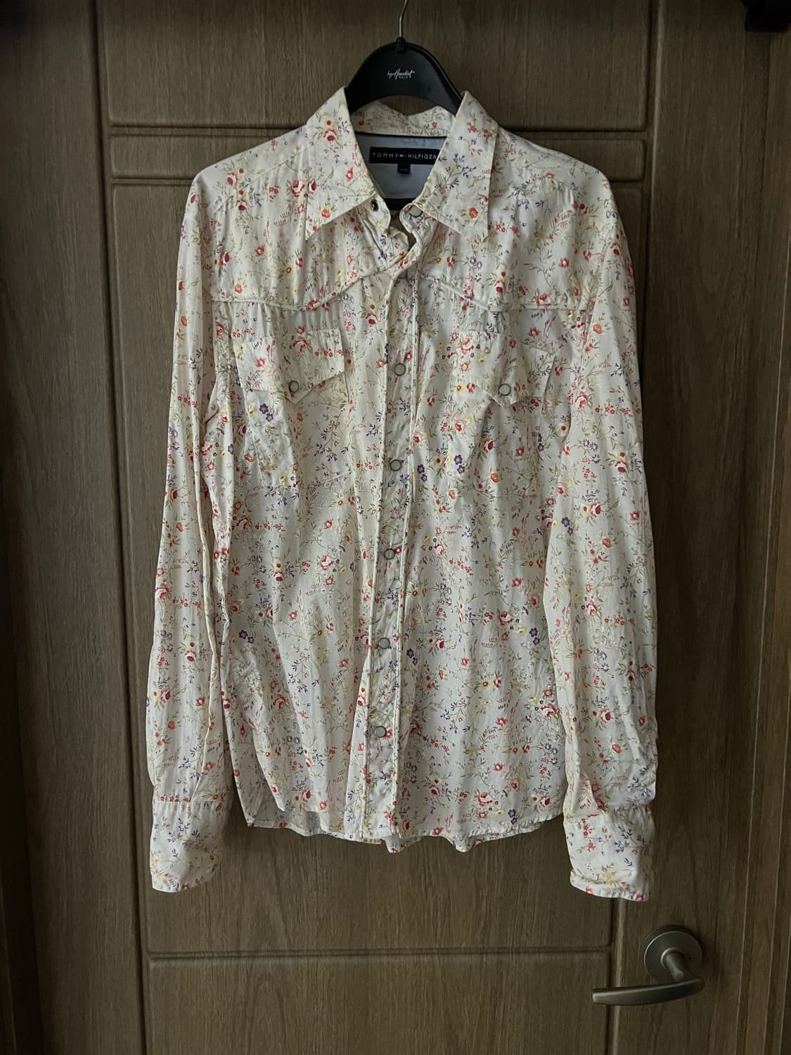 플로럴 화이트 웨스턴 셔츠 상품이미지2